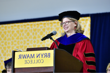 Wendy Raymond, President of Haverford College at Inauguration